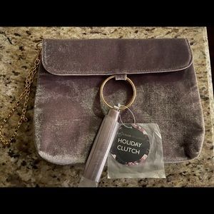 Velvet Holiday Clutch